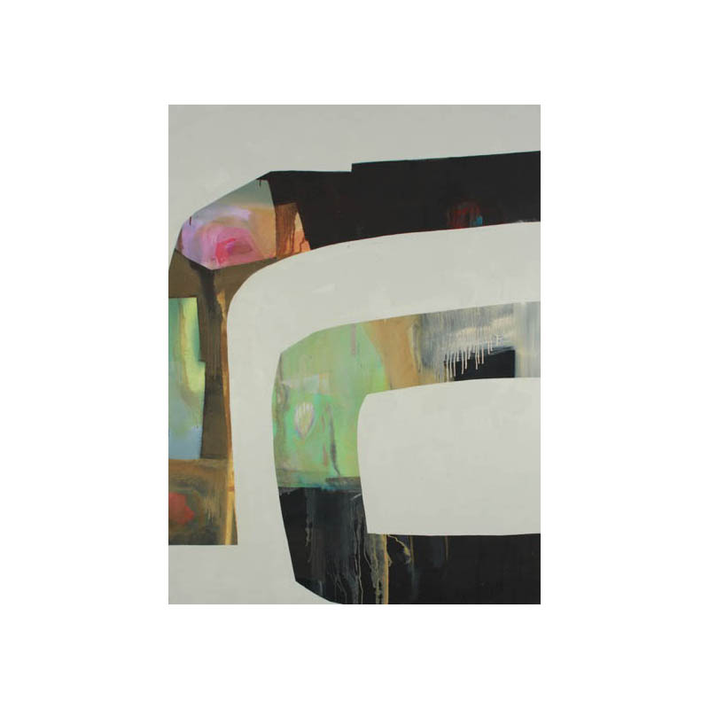 untitled 36" x 48"  - acrylic / mixed media on canvas
