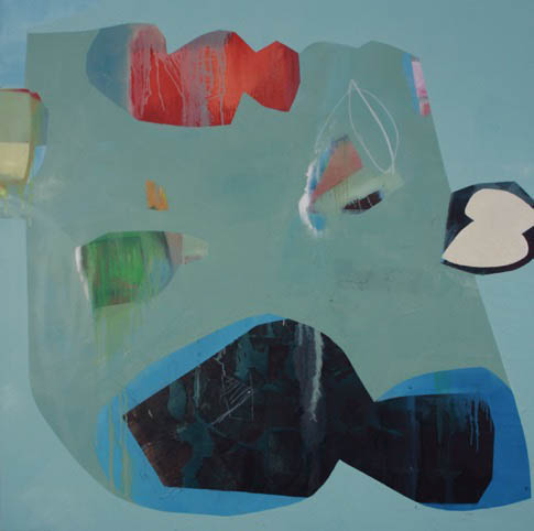 Alayne Spafford - untitled  - 48 in. x 48 - acrylic / mixed media on canvas