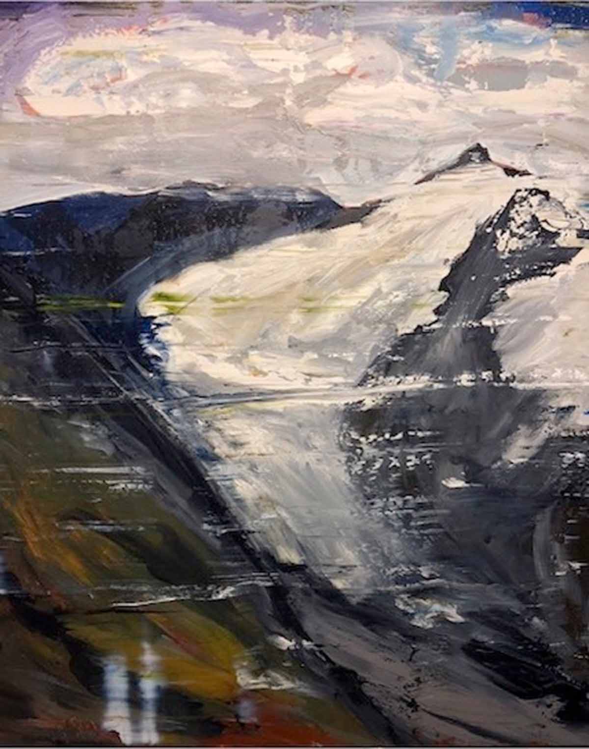Image of Contemporary art piece titled Glaciers Edge by Matt Petley-Jones  