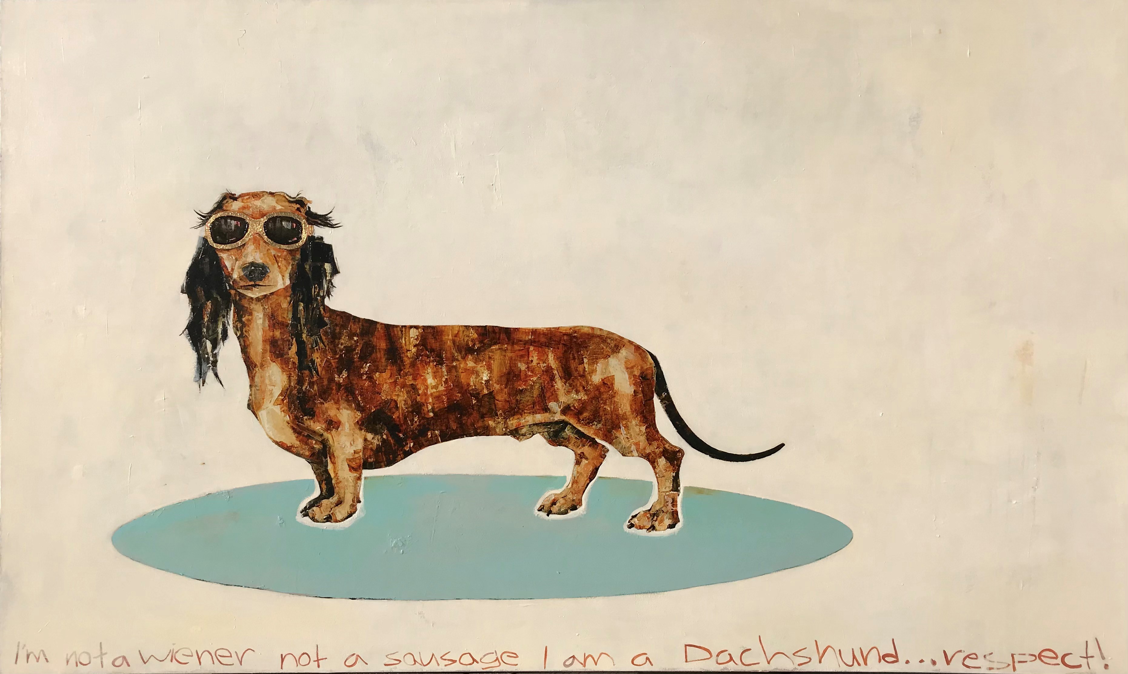 Image of Contemporary art piece titled I’m Not a Weiner by Constance Bachmann  