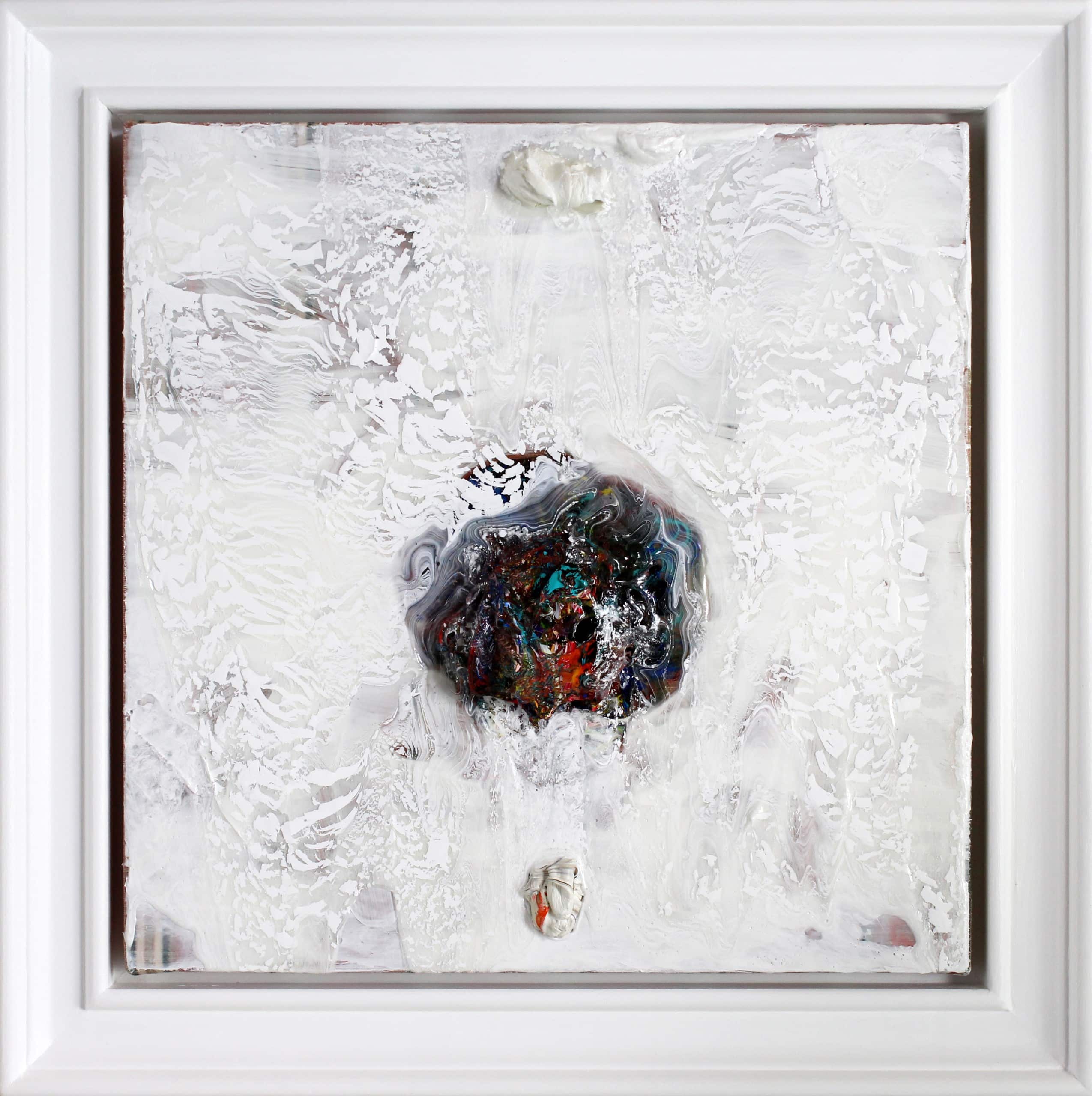 Image of Contemporary art piece titled White Shield by Shawn Serfas  