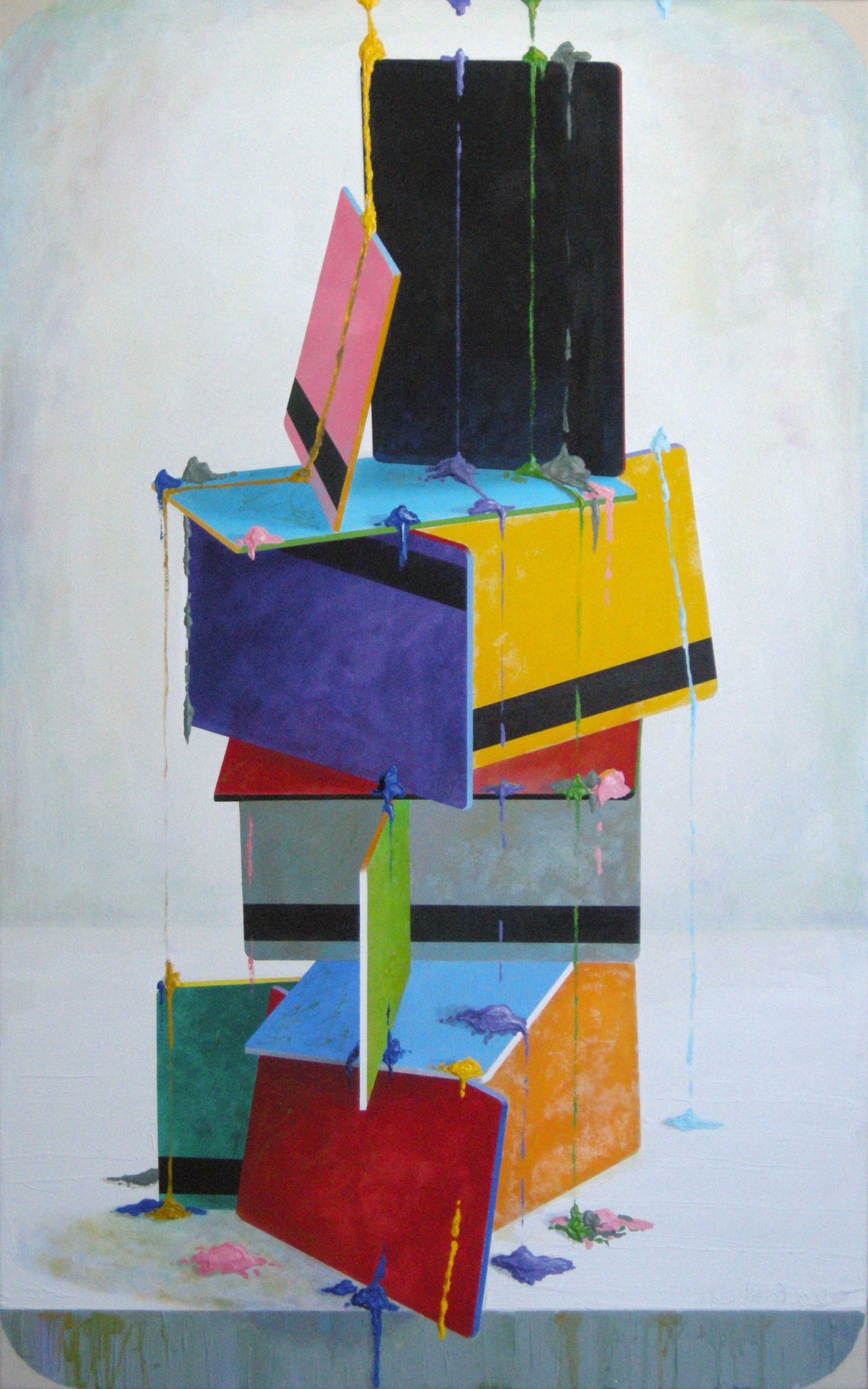 Image of Contemporary art piece titled House of Credit Cards #24 by Shawn Shepherd  
