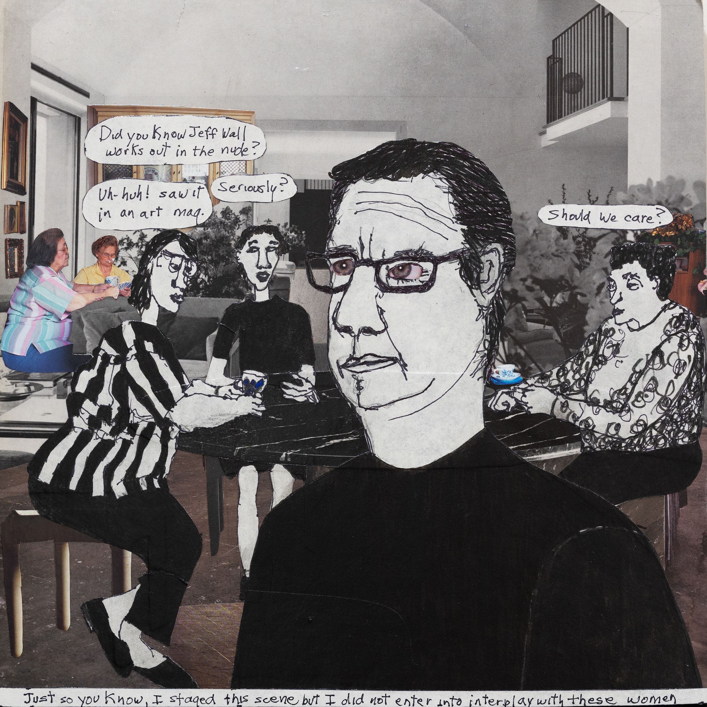 Image of Contemporary art piece titled The Card Players by Jen Dyck  