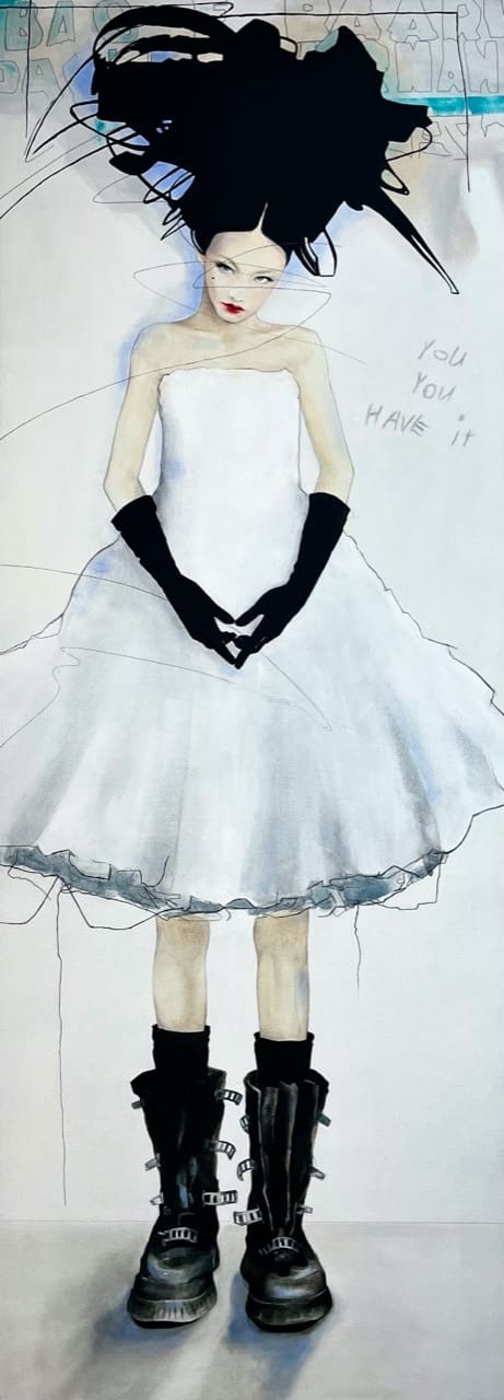 Image of Contemporary art piece titled Luxurious Listening by Diana Creasy-Funk  
