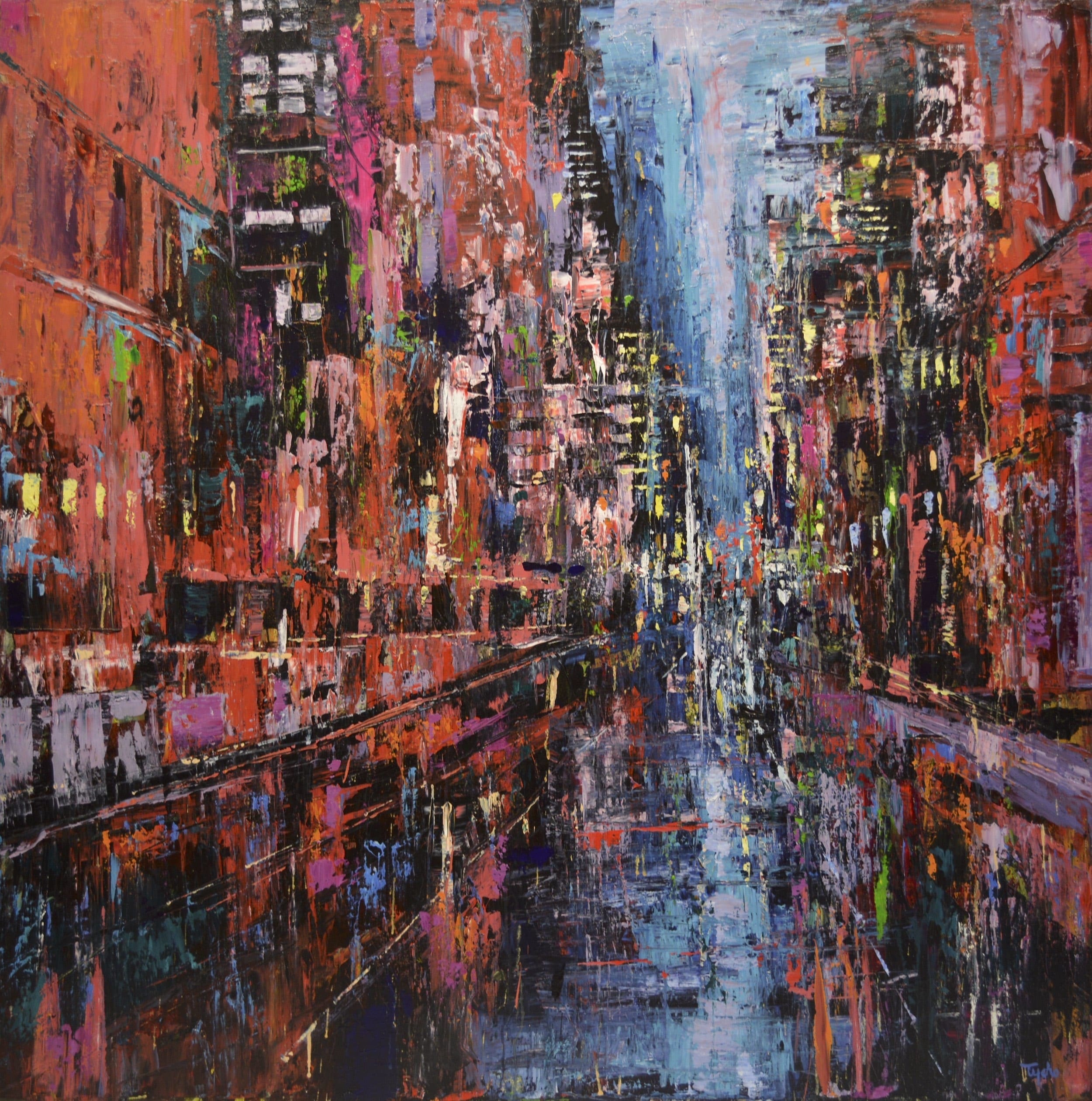 Image of Contemporary art piece titled RED CITY by David Tycho  