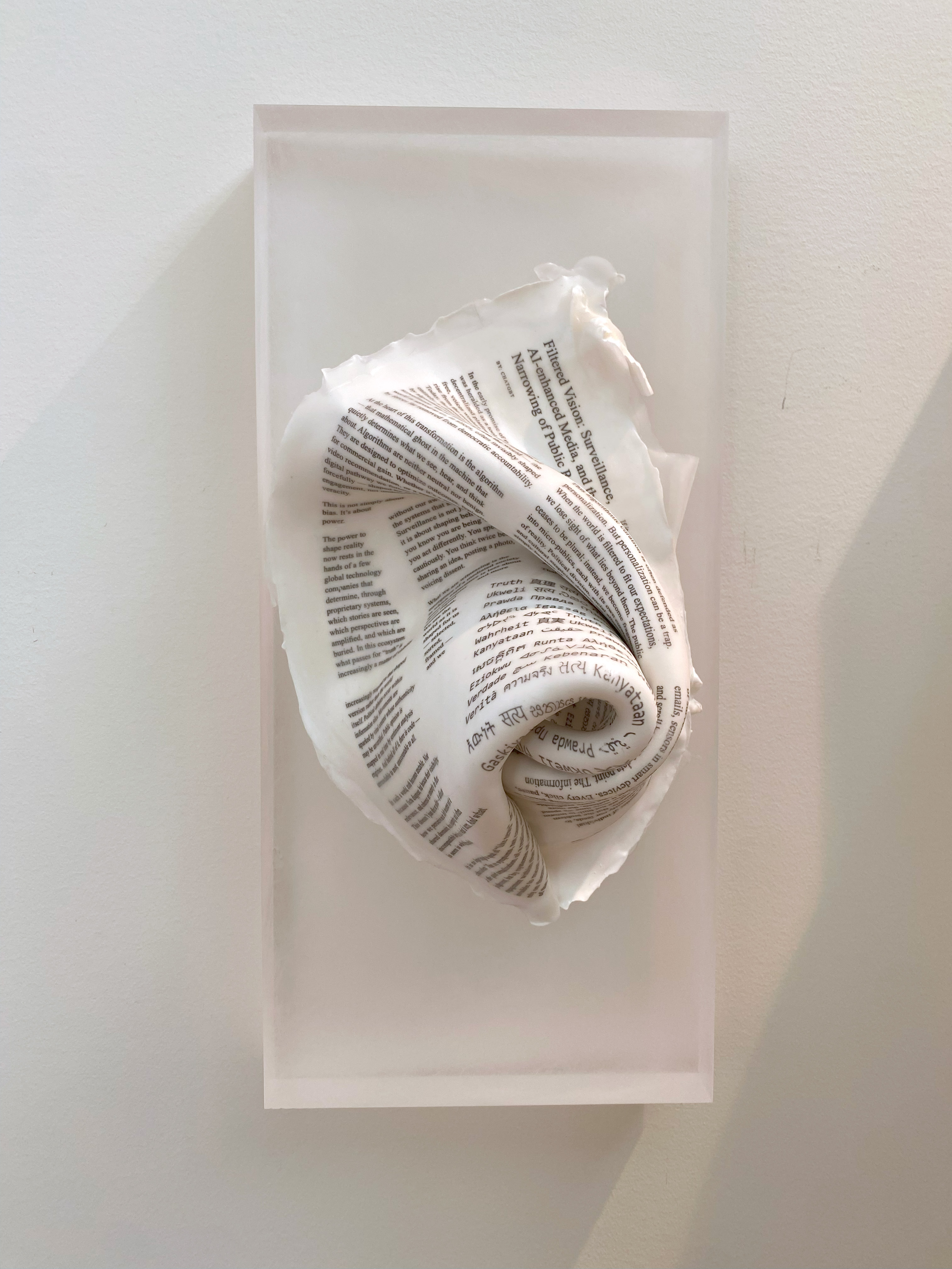 Image of Contemporary art piece titled Sculpting The Collective Truth II by Norah Borden  