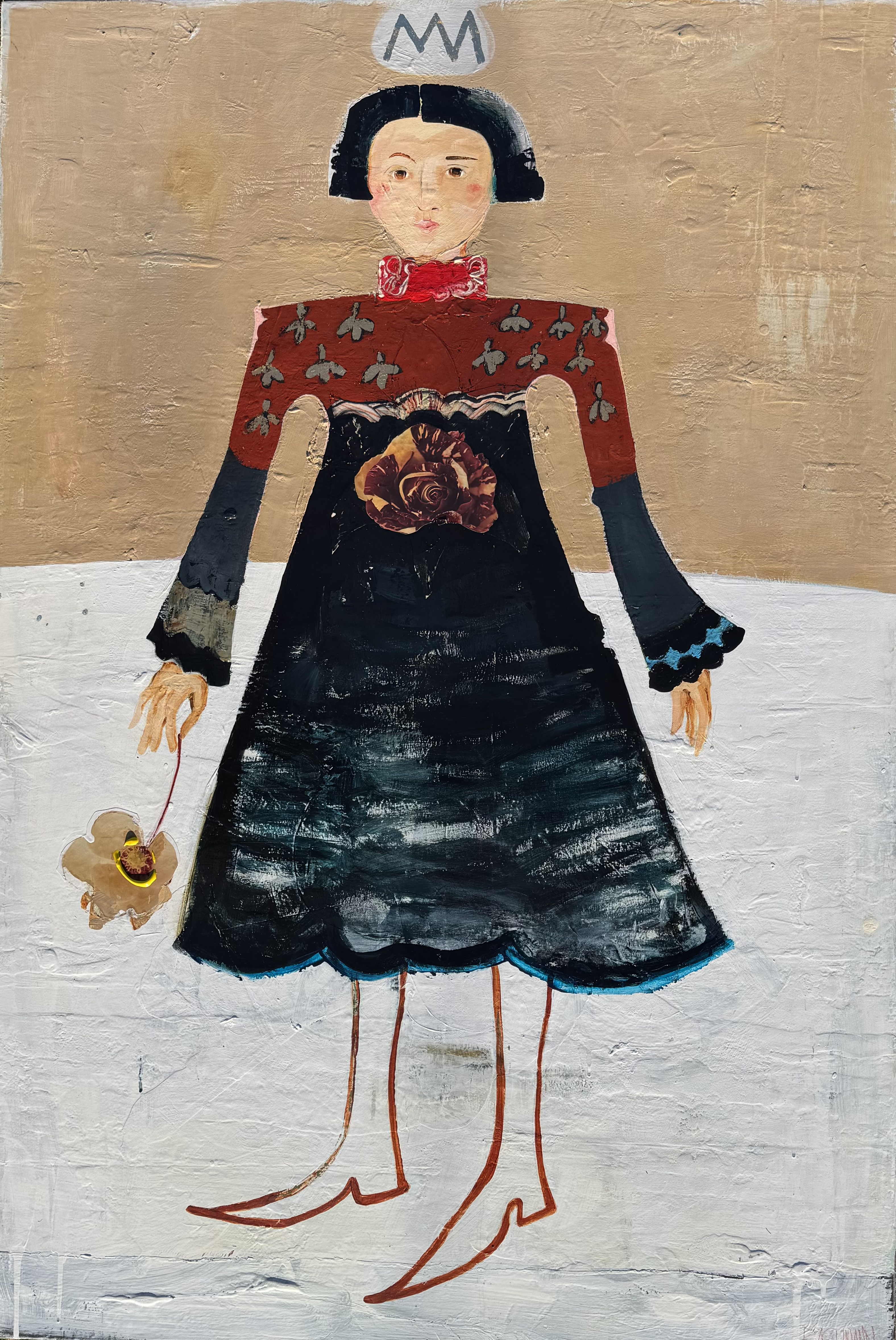 Image of Contemporary art piece titled Girl with Flower by Constance Bachmann  