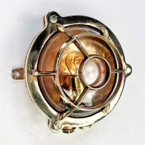 Brass Hex Bulkhead Light