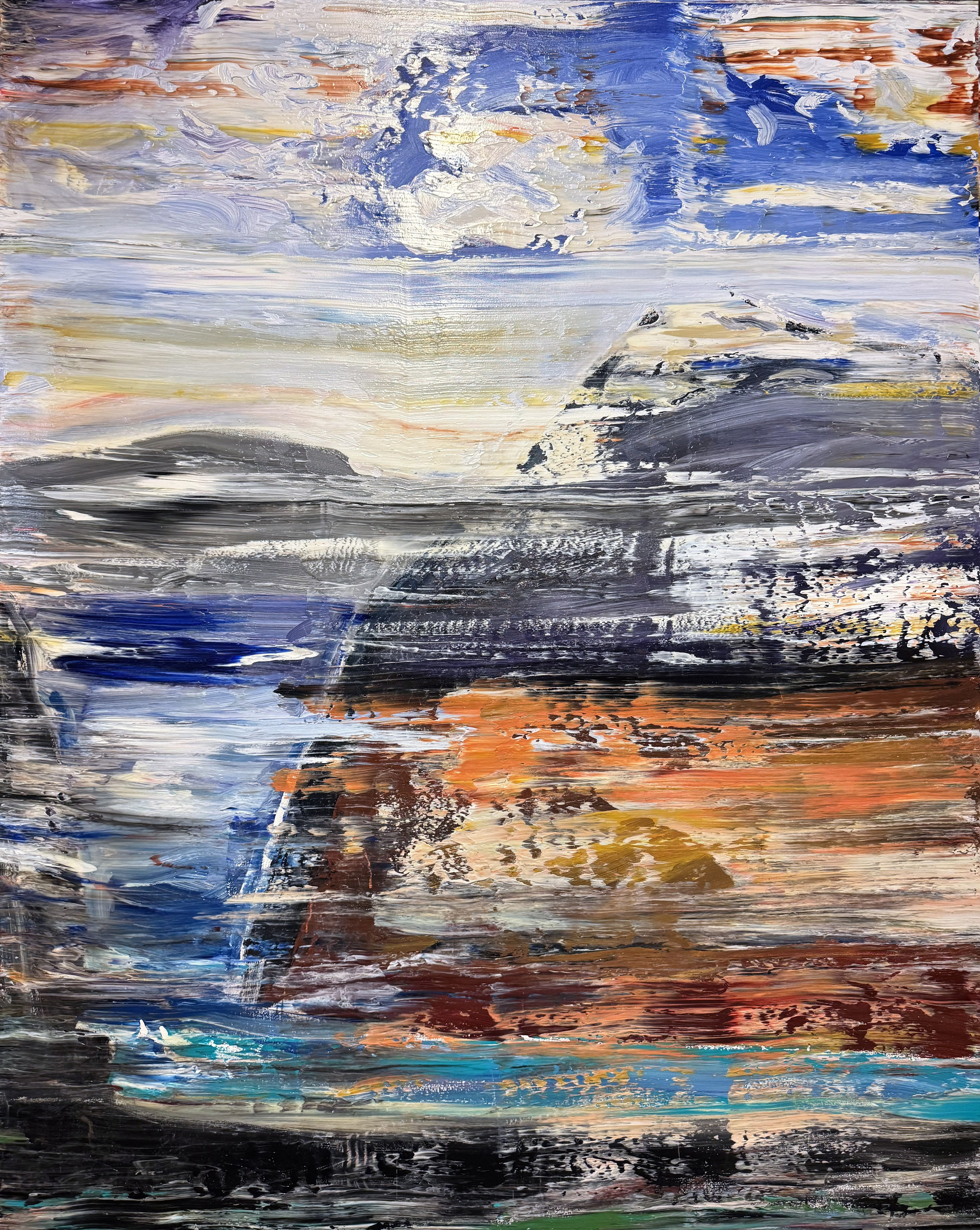 Image of Contemporary art piece titled Mountain Top by Matt Petley-Jones  