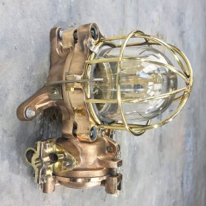 Large Bronze Wall Light by Kokosha