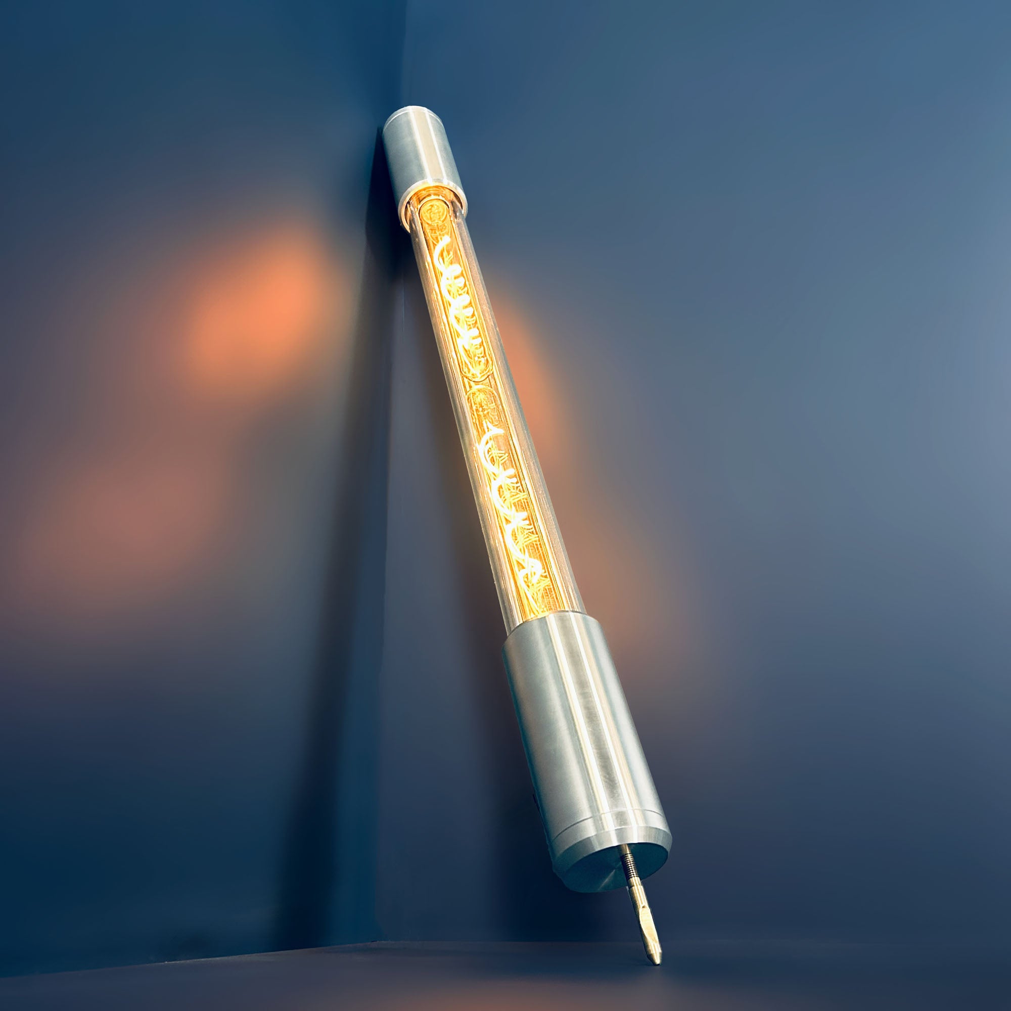 Image of Contemporary art piece titled Fuse Edison Corner Floor Lamp by Temper by   