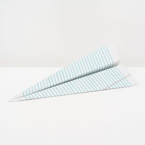 Paper plane (white)