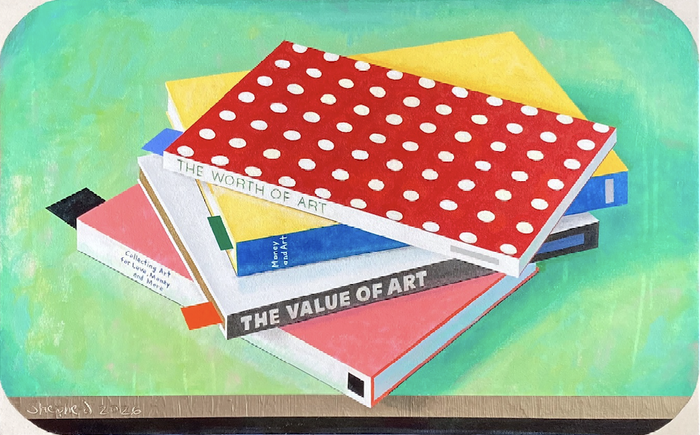 Image of Contemporary art piece titled Art Books 4 by Shawn Shepherd  