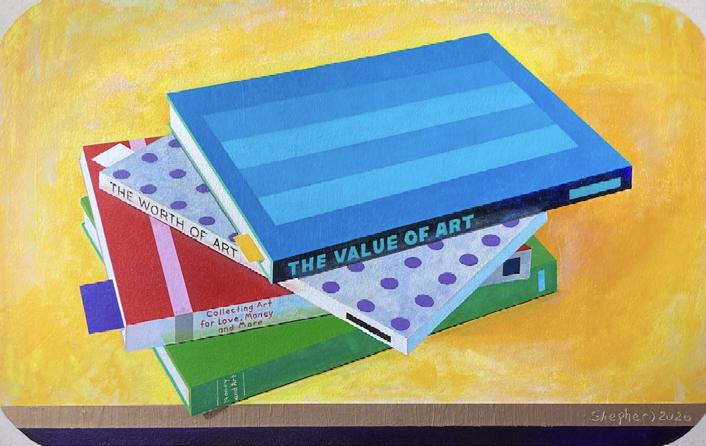 Image of Contemporary art piece titled Art Books 3 by Shawn Shepherd  